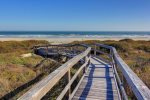 Beachhead private boardwalk to the beach